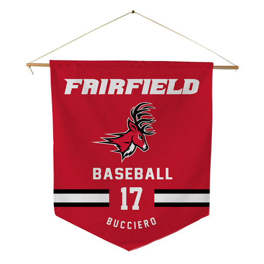 Fairfield - NCAA Baseball : Matthew Bucciero - Pennant - 18" x 21"-0