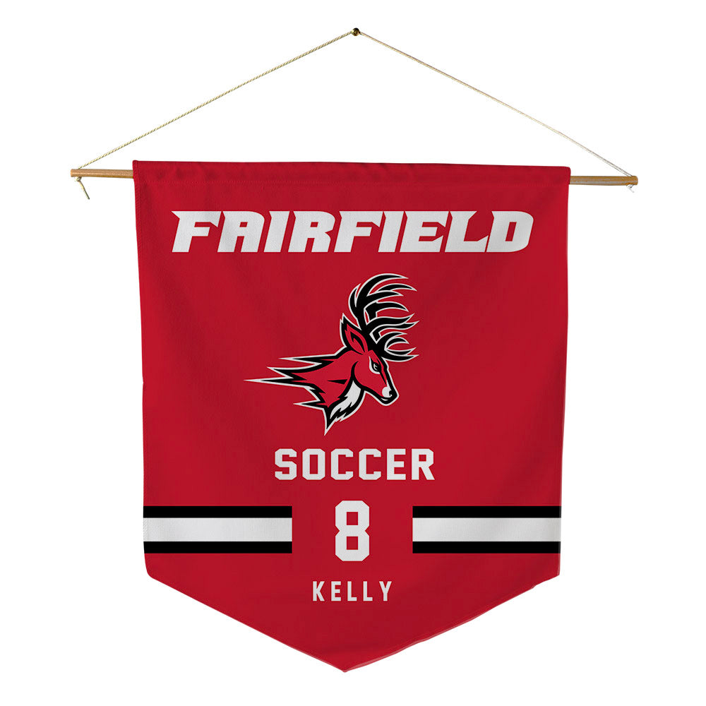 Fairfield - NCAA Women's Soccer : Caroline Kelly - Pennant - 18" x 21"-0