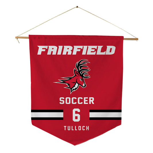 Fairfield - NCAA Men's Soccer : Daunte Tulloch - Pennant - 18" x 21"-0