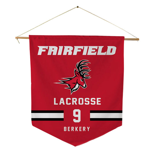Fairfield - NCAA Women's Lacrosse : Lila Berkery - Pennant - 18" x 21"-0