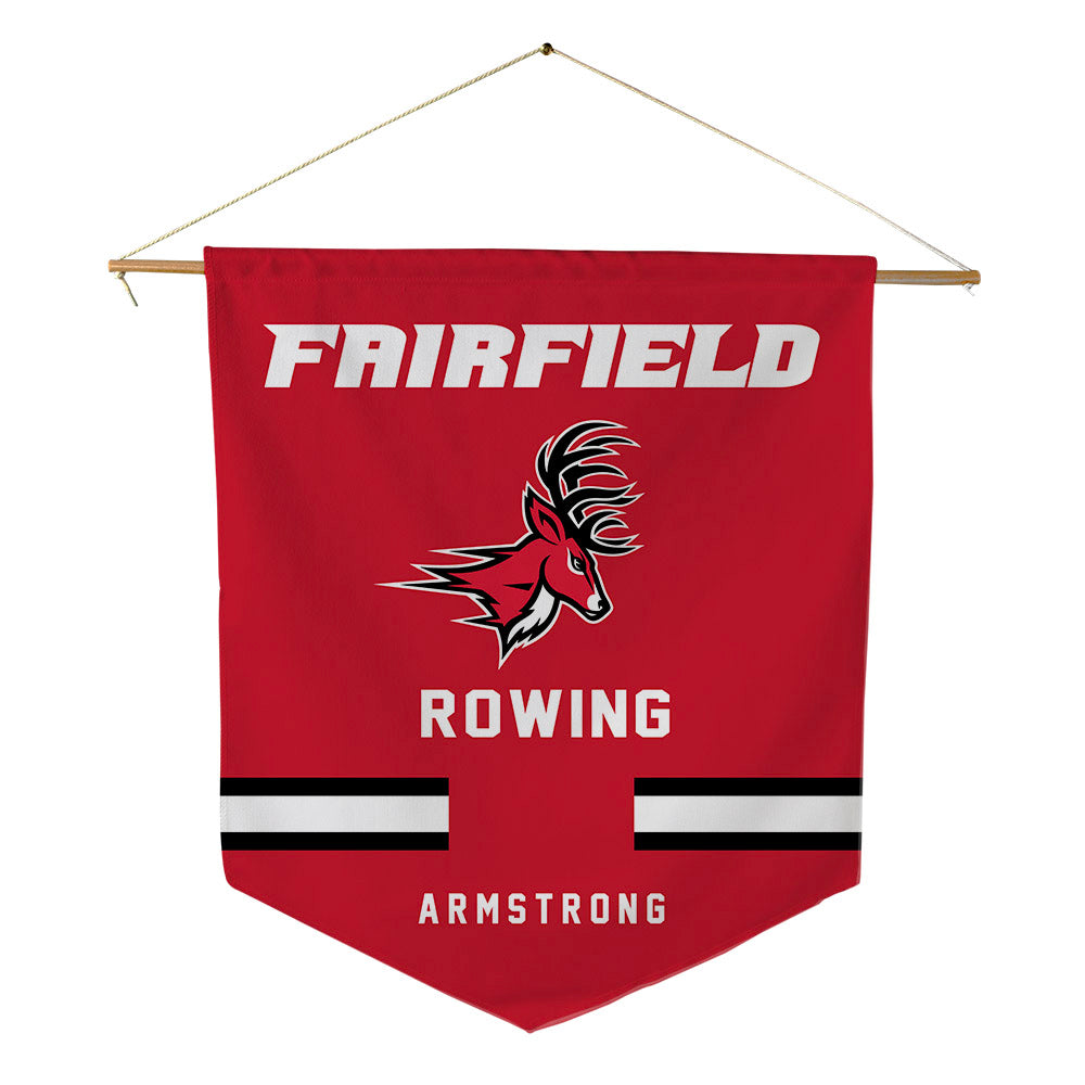 Fairfield - NCAA Men's Rowing : Ryan Armstrong - Pennant - 18" x 21"-0