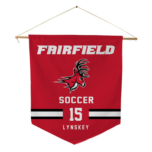Fairfield - NCAA Women's Soccer : Jessica Lynskey - Pennant - 18" x 21"-0