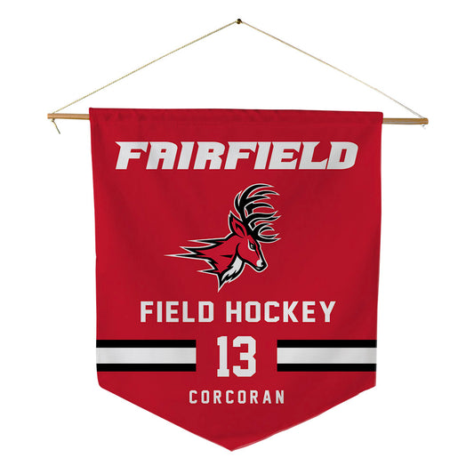 Fairfield - NCAA Women's Field Hockey : Kylie Corcoran - Pennant - 18" x 21"-0
