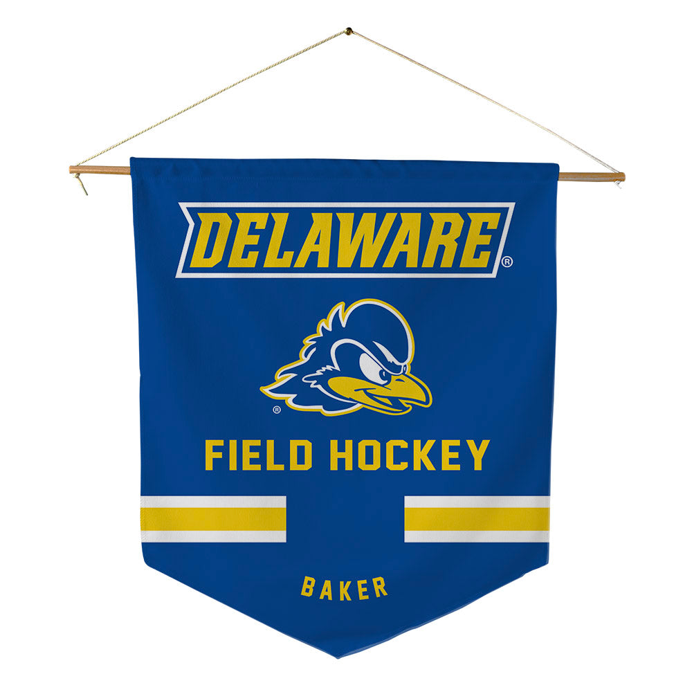 Delaware - NCAA Women's Field Hockey : Lainey Baker - Pennant - 18" x 21"-0