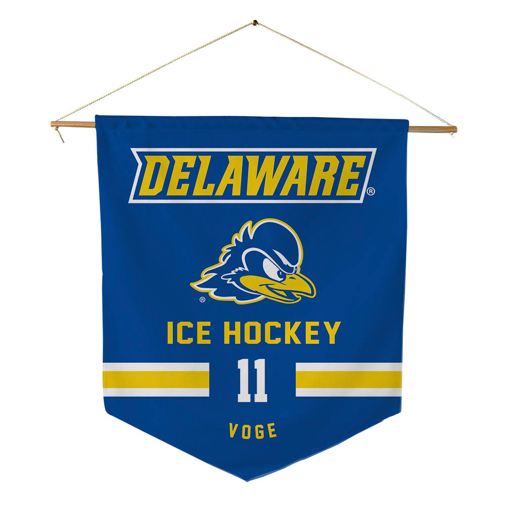 Delaware - NCAA Ice Hockey : Charlie Voge - Pennant - 18" x 21"-0