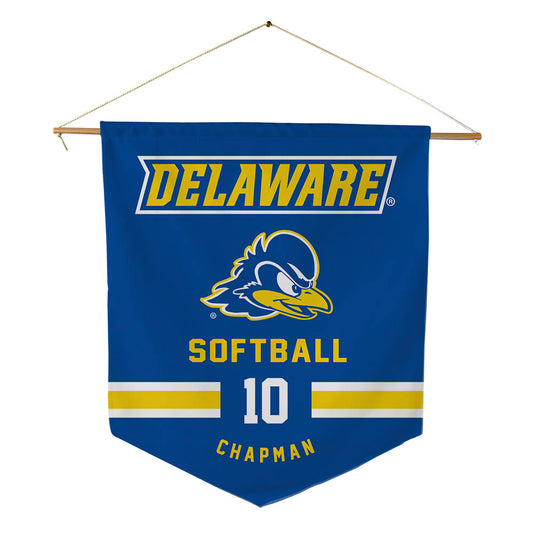 Delaware - NCAA Softball : Bridget Chapman - Pennant - 18" x 21"-0