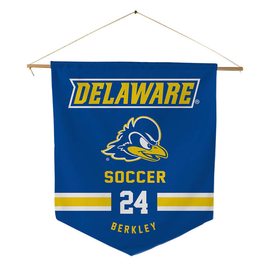 Delaware - NCAA Women's Soccer : gianna berkley - Pennant - 18" x 21"-0