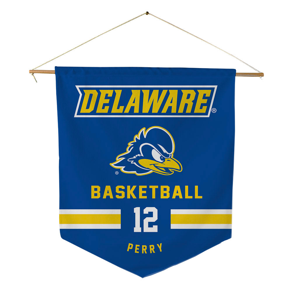Delaware - NCAA Women's Basketball : Jiya Perry - Pennant - 18" x 21"-0