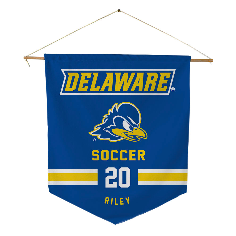 Delaware - NCAA Women's Soccer : Gabby Riley - Pennant - 18" x 21"-0