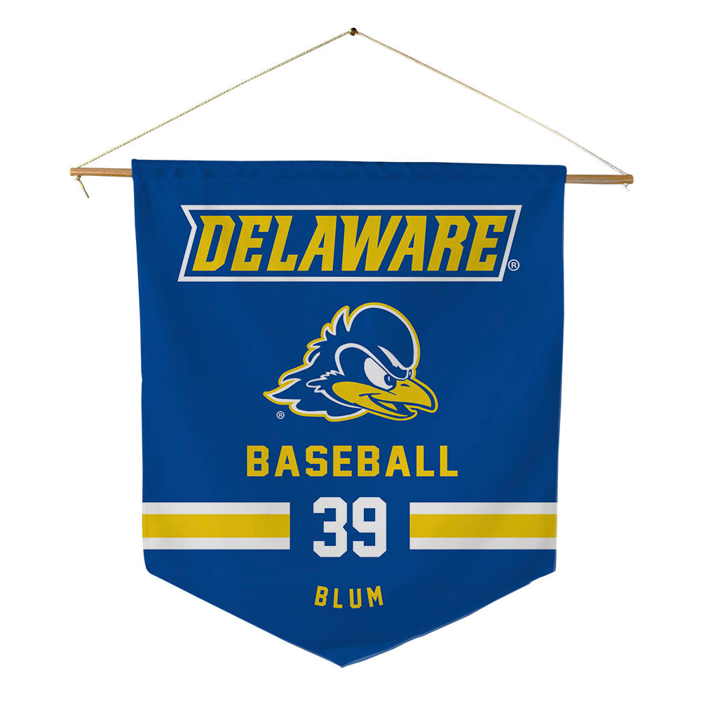Delaware - NCAA Baseball : Brady Blum - Pennant - 18" x 21"-0