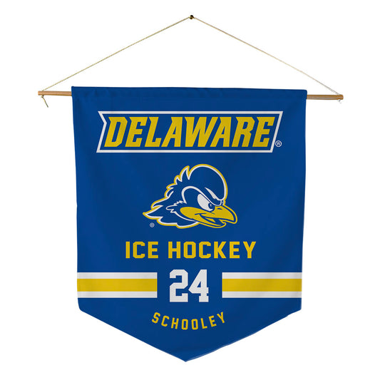 Delaware - NCAA Ice Hockey : Taylor Schooley - Pennant - 18" x 21"-0