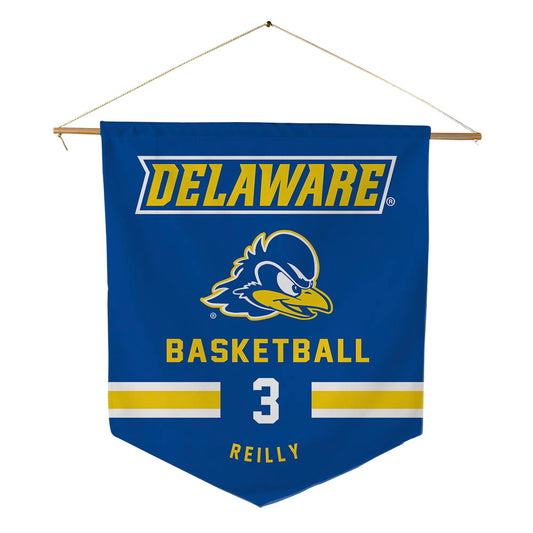 Delaware - NCAA Men's Basketball : Cavan Reilly - Pennant - 18" x 21"-0