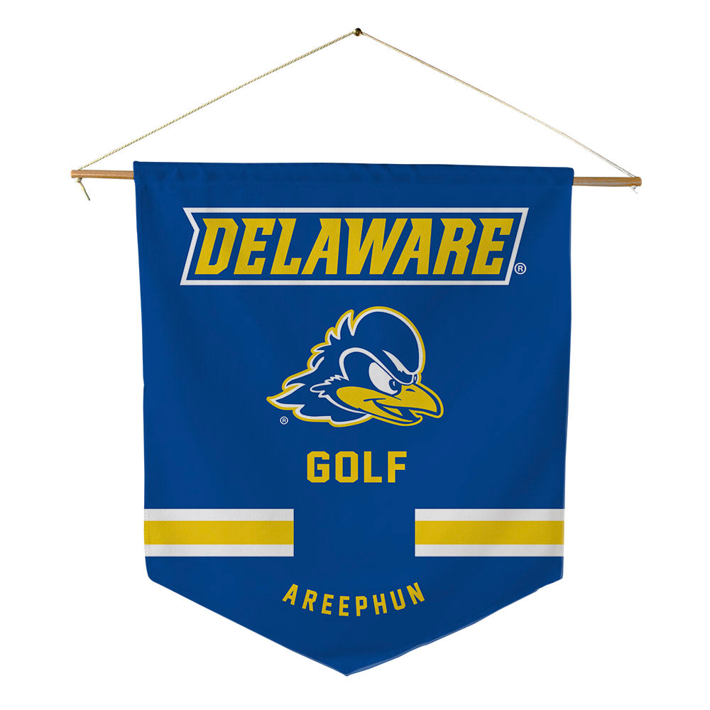 Delaware - NCAA Men's Golf : Arsit Areephun - Pennant - 18" x 21"-0