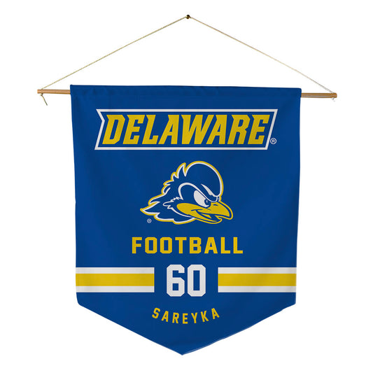 Delaware - NCAA Football : Carter Sareyka - Pennant - 18" x 21"-0