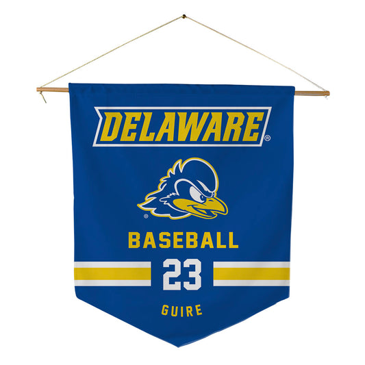 Delaware - NCAA Baseball : Luke Guire - Pennant - 18" x 21"-0