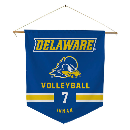 Delaware - NCAA Women's Volleyball : Kennedi Inman - Pennant - 18" x 21"-0