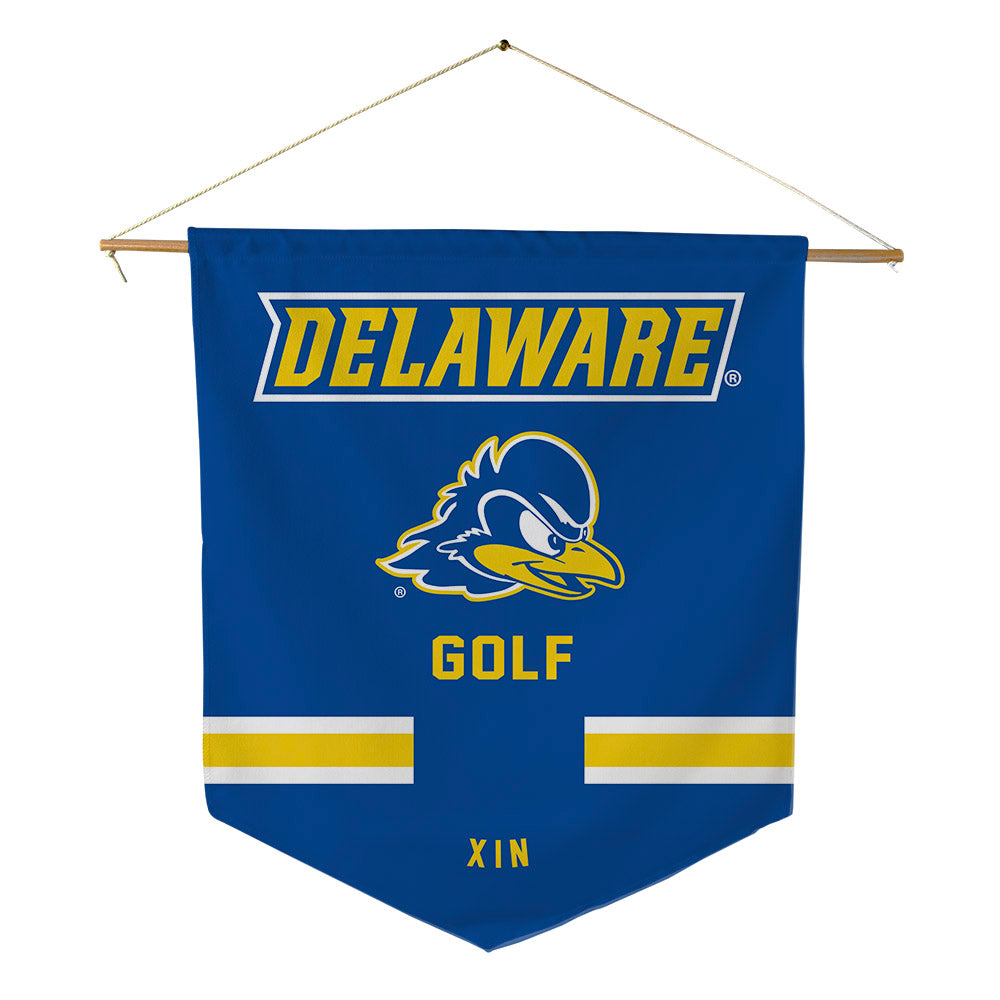Delaware - NCAA Men's Golf : Chikun Xin - Pennant - 18" x 21"-0