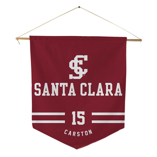 SCU - NCAA Baseball : Koen Carston - Pennant - 18" x 21"-0