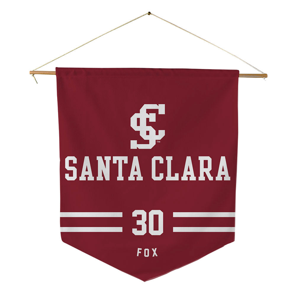 SCU - NCAA Women's Basketball : Kylee Fox - Pennant - 18" x 21"-0