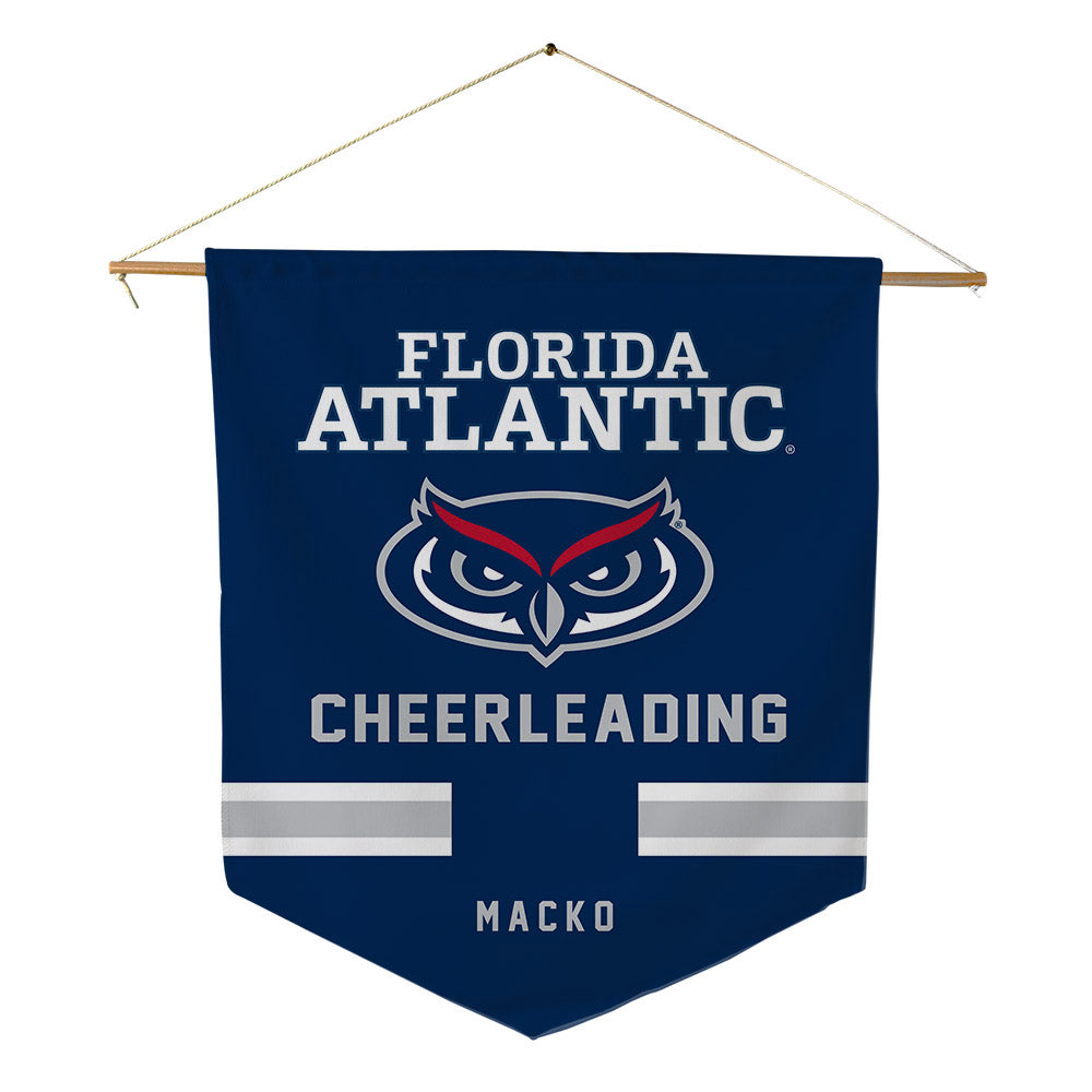 FAU - NCAA Cheerleading : Kate Macko - Pennant - 18" x 21"-0