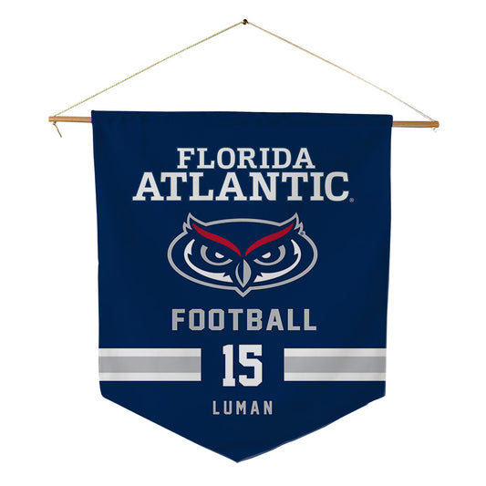 FAU - NCAA Football : Tyclean Luman - Pennant - 18" x 21"-0