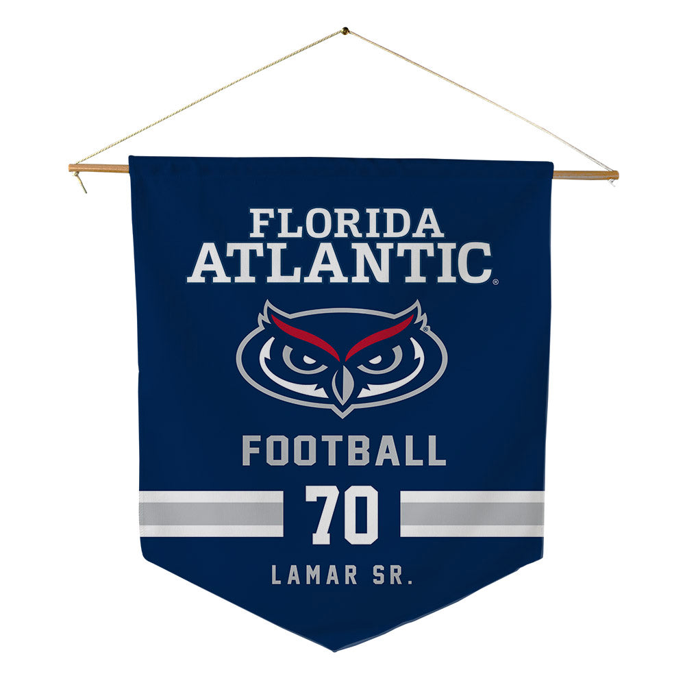 FAU - NCAA Football : Malcolm Lamar Sr. - Pennant - 18" x 21"-0