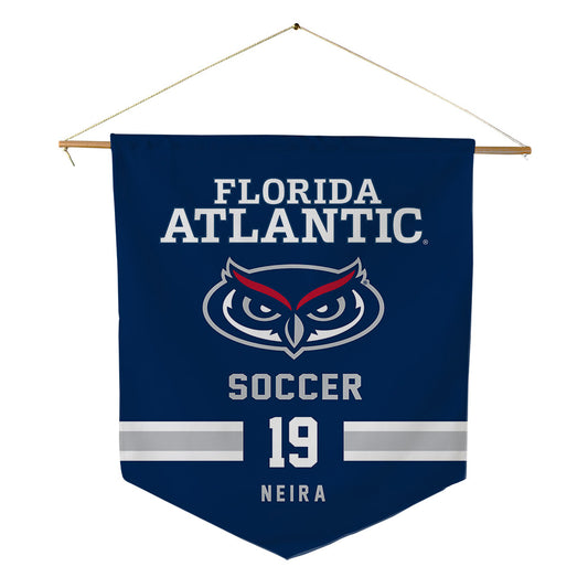 FAU - NCAA Women's Soccer : Sydney Neira - Pennant - 18" x 21"-0