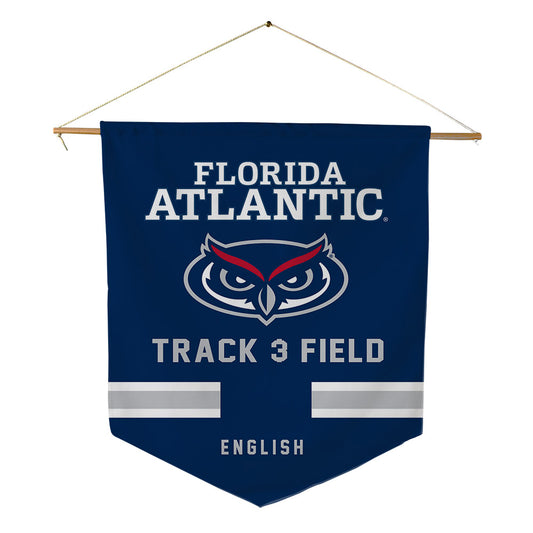 FAU - NCAA Men's Track & Field : Jozelyn English - Pennant - 18" x 21"-0