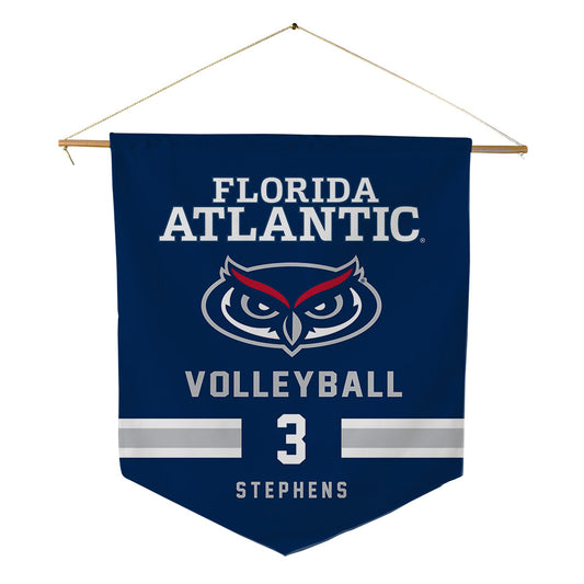 FAU - NCAA Women's Volleyball : Noelle Stephens - Pennant - 18" x 21"-0
