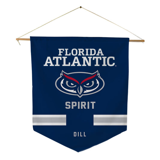 FAU - NCAA Spirit : Charlotte Dill - Pennant - 18" x 21"-0