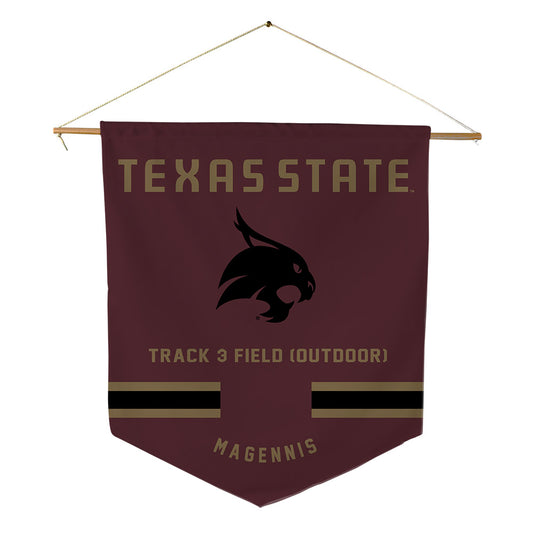Texas State - NCAA Women's Track & Field : Sydney Magennis - Pennant - 18" x 21"-0