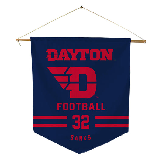 Dayton - NCAA Football : Sean Banks - Pennant - 18" x 21"-0