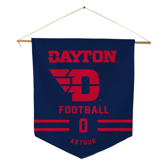 Dayton - NCAA Football : Nathaniel Arthur - Pennant - 18" x 21"-0