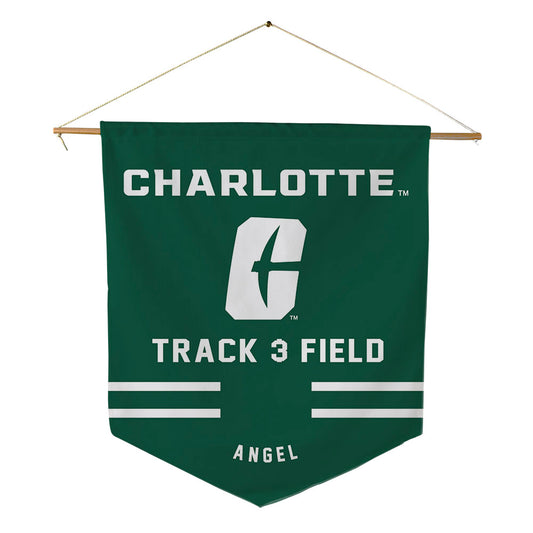 UNC Charlotte - NCAA Women's Track & Field : Hannah Angel - Pennant - 18" x 21"-0