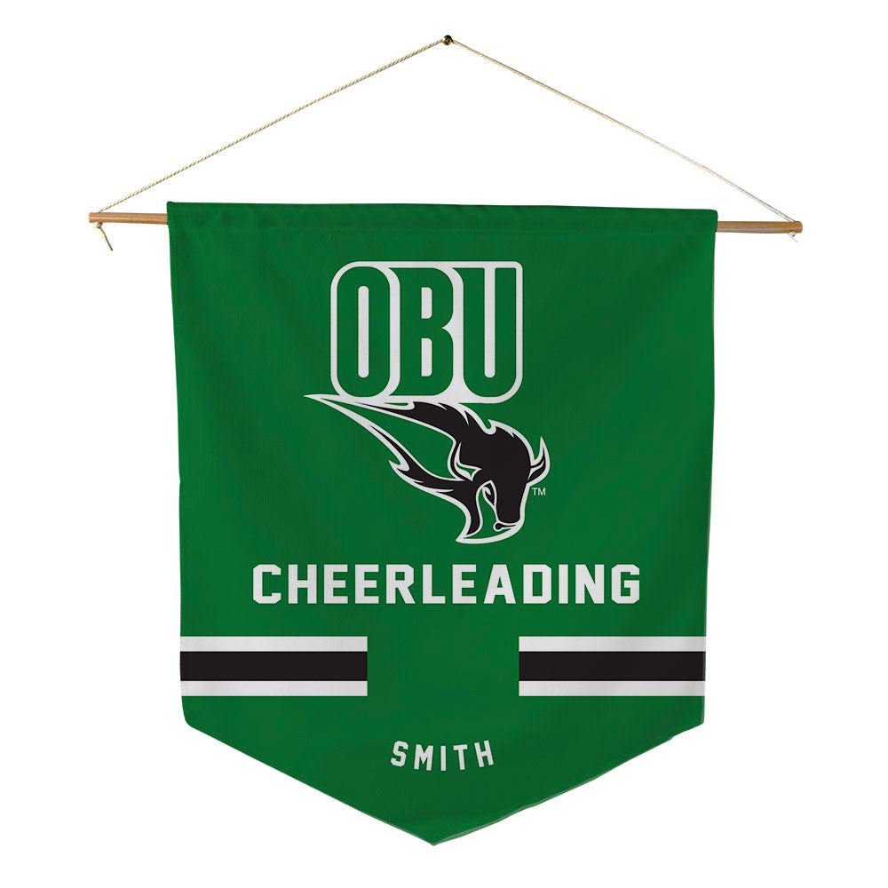 OKBU - NCAA Cheerleading : Gracie Smith - Pennant - 18" x 21"-0
