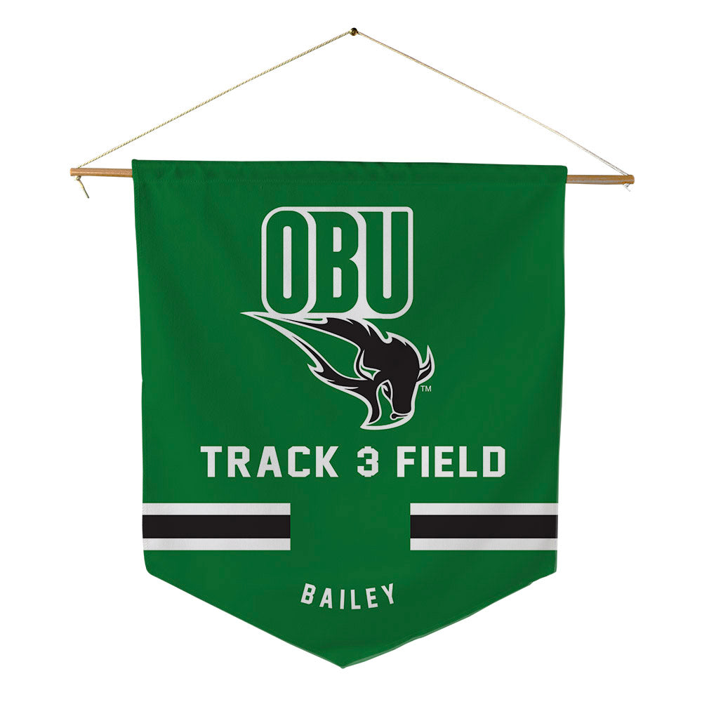 OKBU - NCAA Women's Track & Field : Lynie Bailey - Pennant - 18" x 21"-0