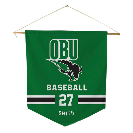 OKBU - NCAA Baseball : Braden Smith - Pennant - 18" x 21"-0