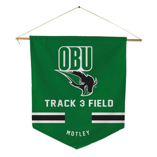 OKBU - NCAA Men's Track & Field : Maddox Motley - Pennant - 18" x 21"-0