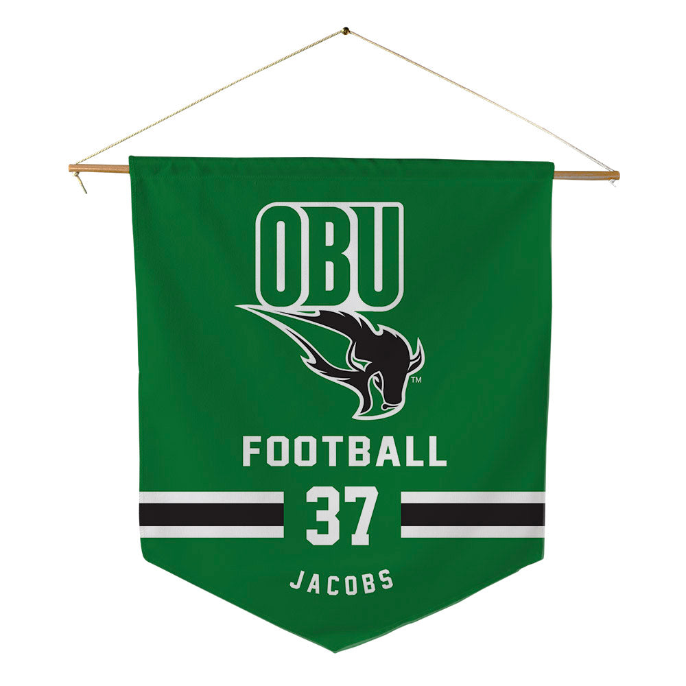 OKBU - NCAA Football : Taylor Jacobs - Pennant - 18" x 21"-0