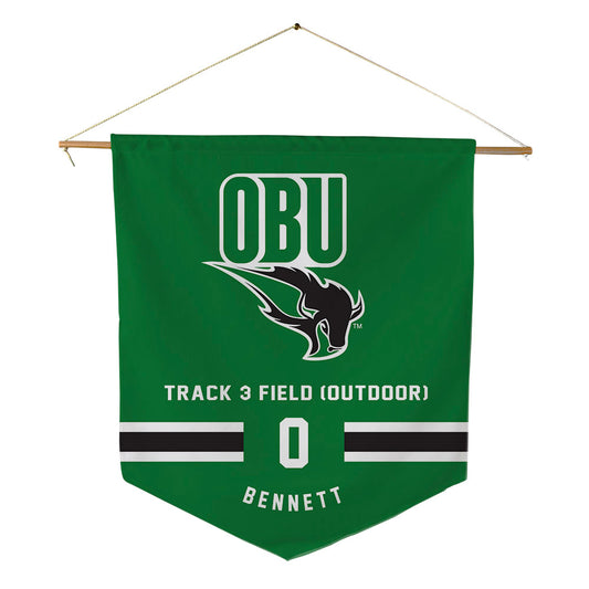 OKBU - NCAA Men's Track & Field : Boone Bennett - Pennant - 18" x 21"-0