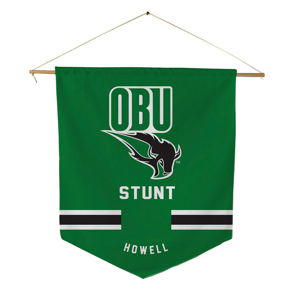OKBU - NCAA Stunt : Emma Howell - Pennant - 18" x 21"-0