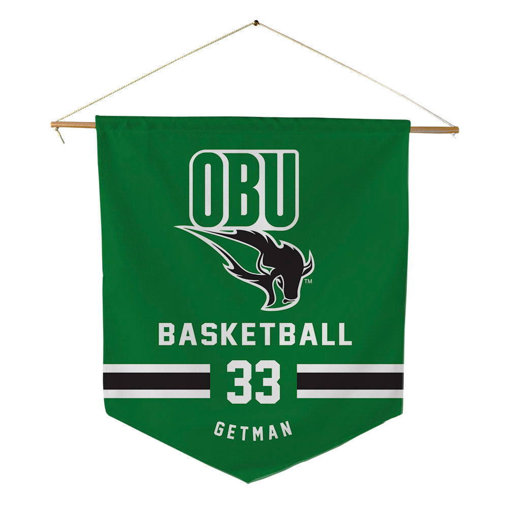 OKBU - NCAA Women's Basketball : Jaedyn Getman - Pennant - 18" x 21"-0