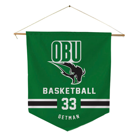 OKBU - NCAA Women's Basketball : Jaedyn Getman - Pennant - 18" x 21"-0