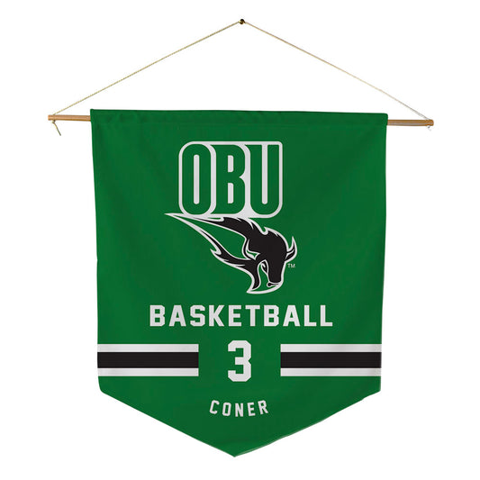 OKBU - NCAA Men's Basketball : Terry Coner - Pennant - 18" x 21"-0