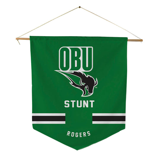 OKBU - NCAA Stunt : Addison Rogers - Pennant - 18" x 21"-0