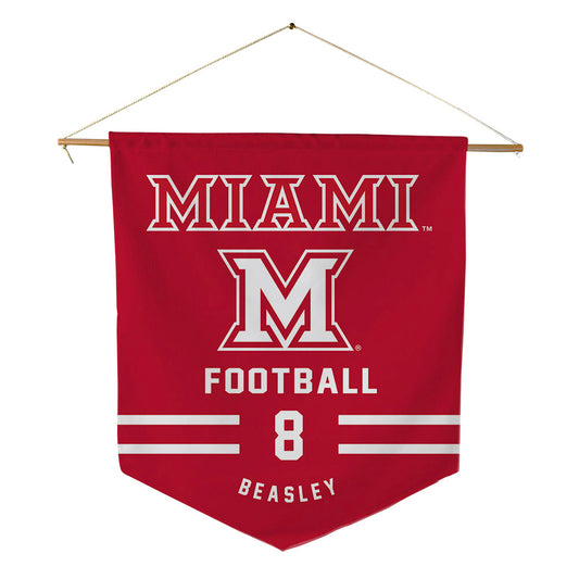Miami of Ohio - NCAA Football : Koy Beasley - Pennant - 18" x 21"-0