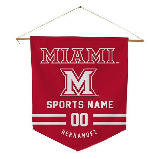 Miami of Ohio - NCAA Softball : Danitza Hernandez - Pennant - 18" x 21"-0