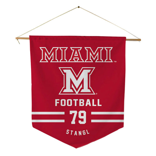 Miami of Ohio - NCAA Football : Jonathan Stangl - Pennant - 18" x 21"-0