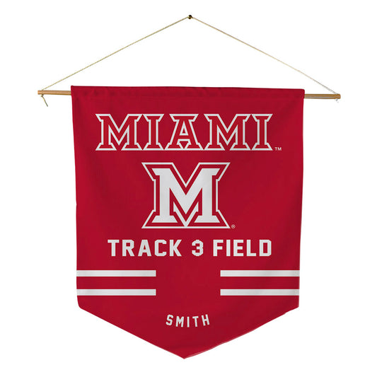 Miami of Ohio - NCAA Women's Track & Field : Addison Smith - Pennant - 18" x 21"-0