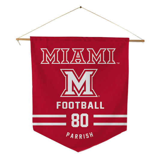 Miami of Ohio - NCAA Football : Michael Parrish - Pennant - 18" x 21"-0